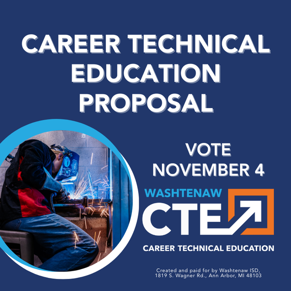 Career Technical Education Proposal. Vote on or before November 4, 2025.